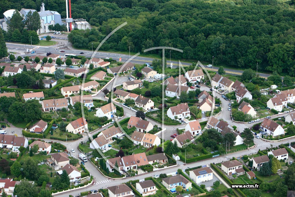 Photo arienne de Limoges (Beaubreuil)