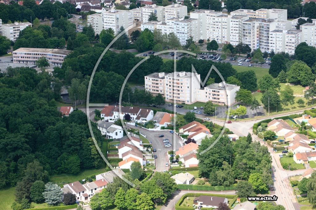 Photo arienne de Limoges (Beaubreuil)