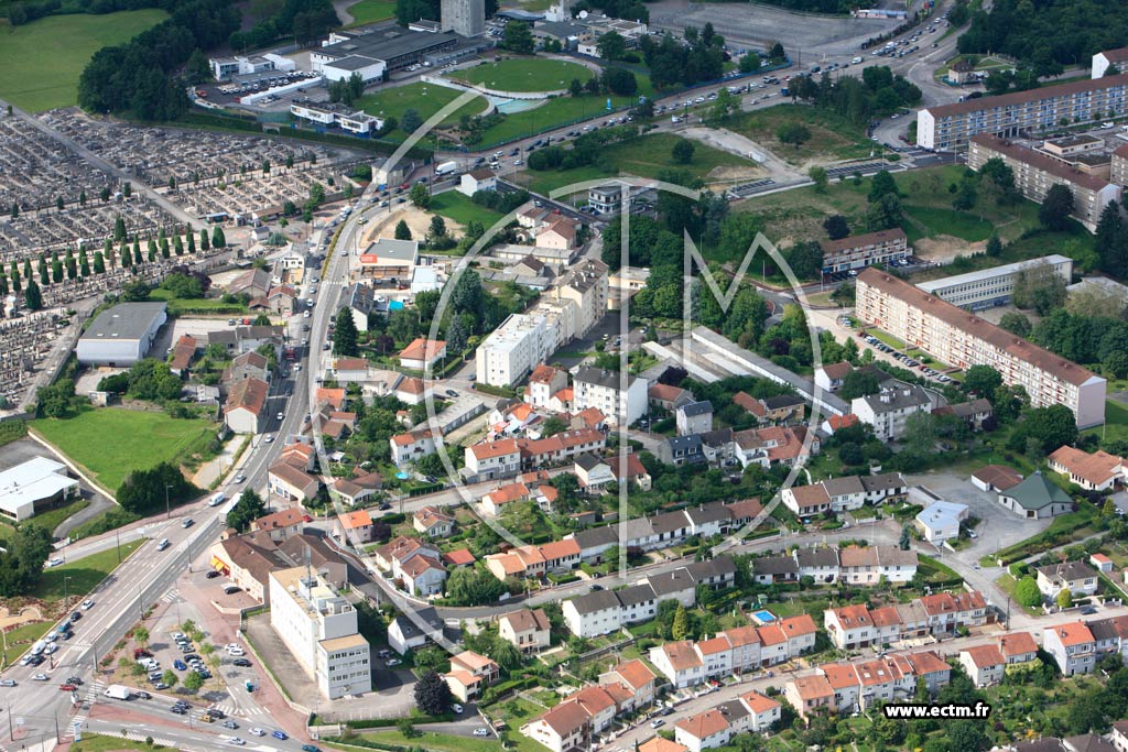 Photo arienne de Limoges (Cit de la Bastide)
