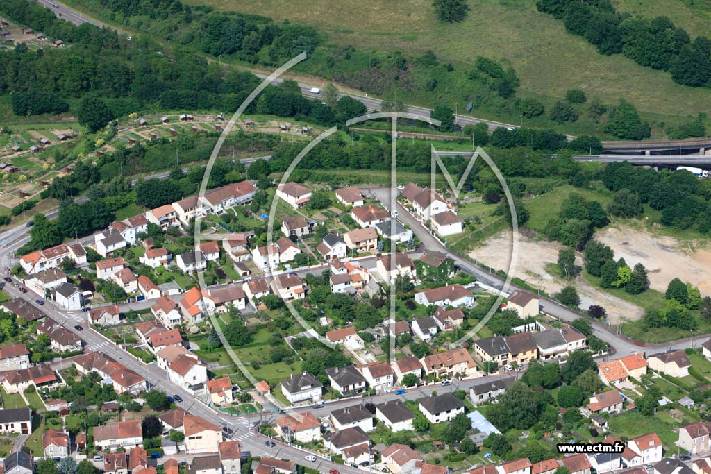 Photo arienne de Limoges (Cit de la Bastide)