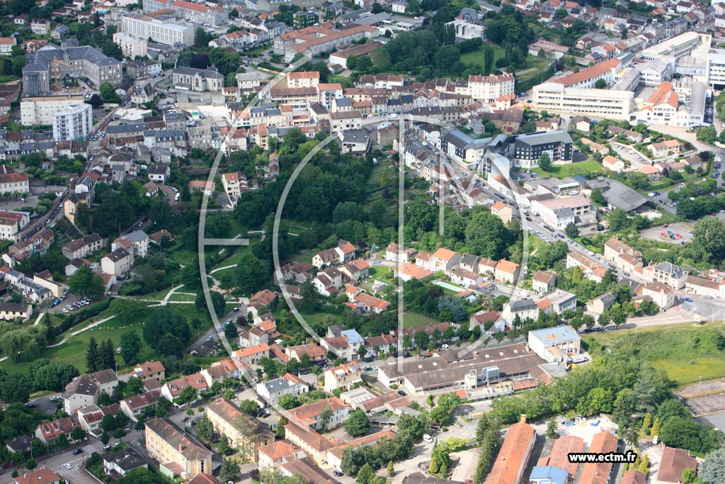 Photo arienne de Limoges (l'Htel de Ville)