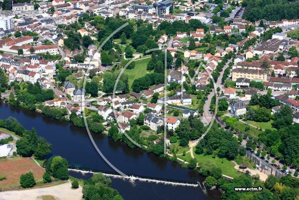 Photo arienne de Limoges (L'Htel de Ville)