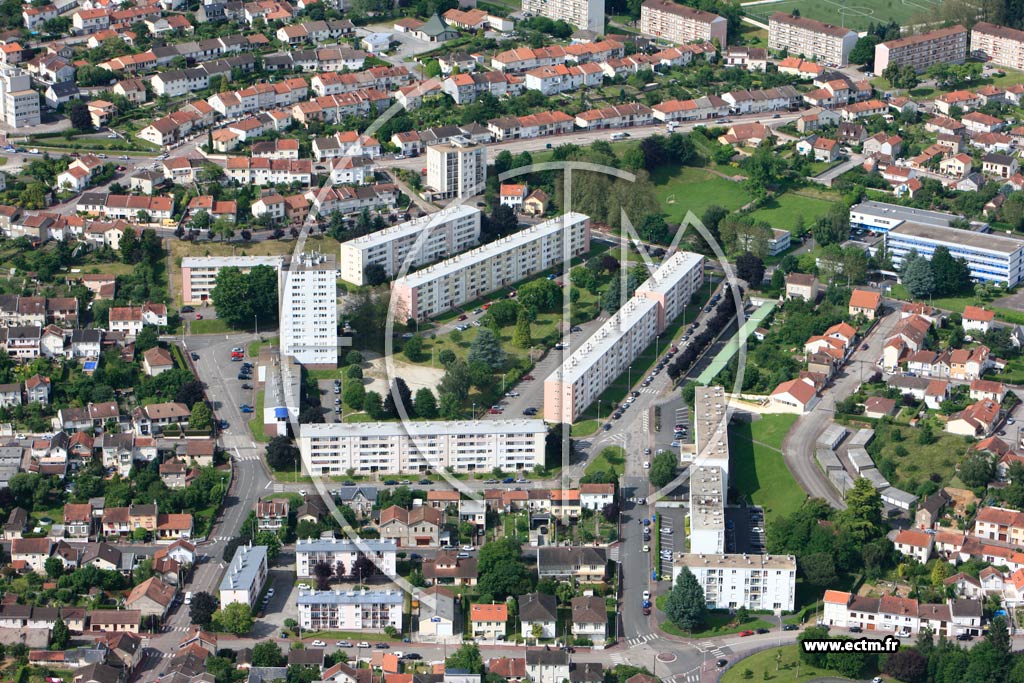 Photo arienne de Limoges (La Brgre)