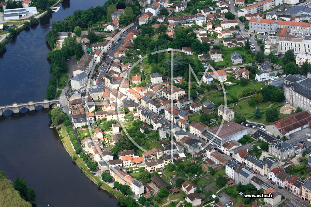 Photo arienne de Limoges (La Cathdrale)