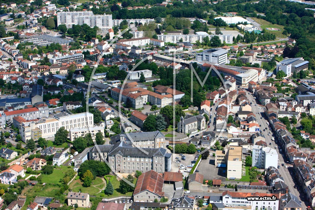 Photo arienne de Limoges (La Cathdrale)