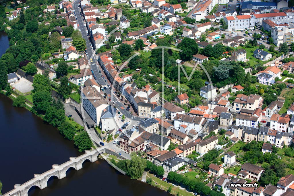 Photo arienne de Limoges (La Cathdrale)