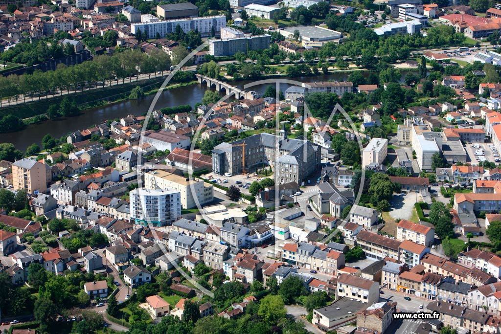 Photo arienne de Limoges (La Cathdrale)