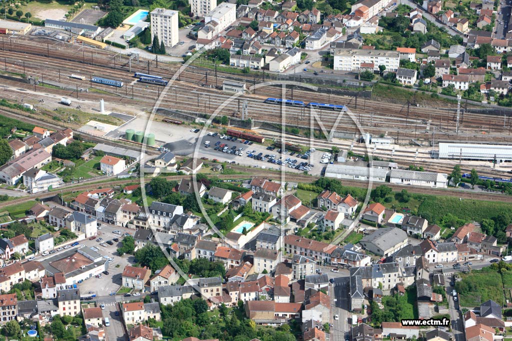 Photo arienne de Limoges (La Gare)