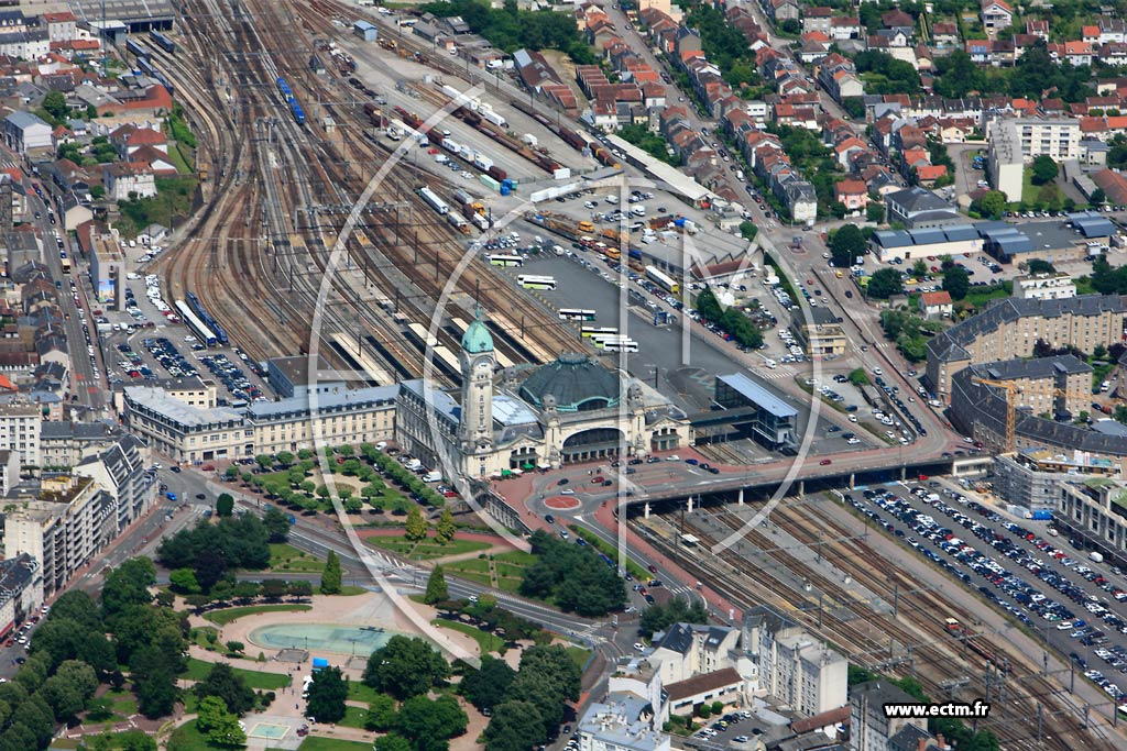 Photo arienne de Limoges (La Gare)