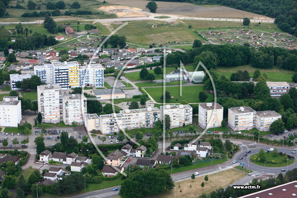 Photo arienne de Limoges (La Mazelle)