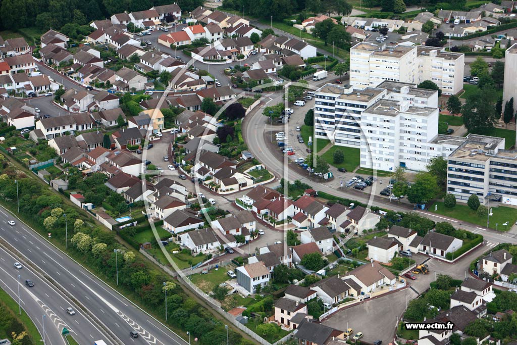 Photo arienne de Limoges (La Mazelle)