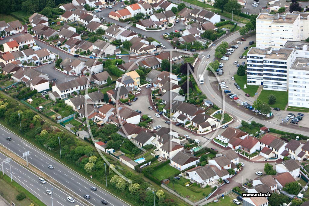 Photo arienne de Limoges (La Mazelle)