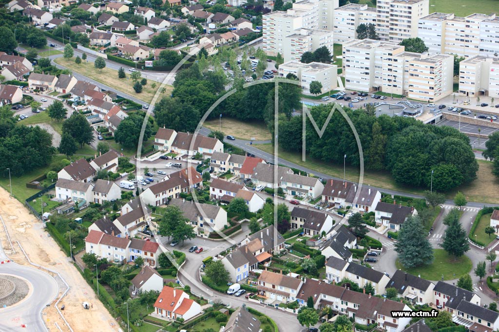 Photo arienne de Limoges (La Mazelle)