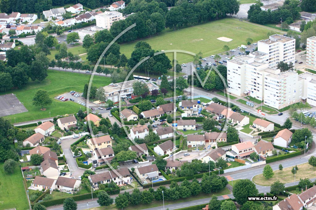 Photo arienne de Limoges (La Mazelle)