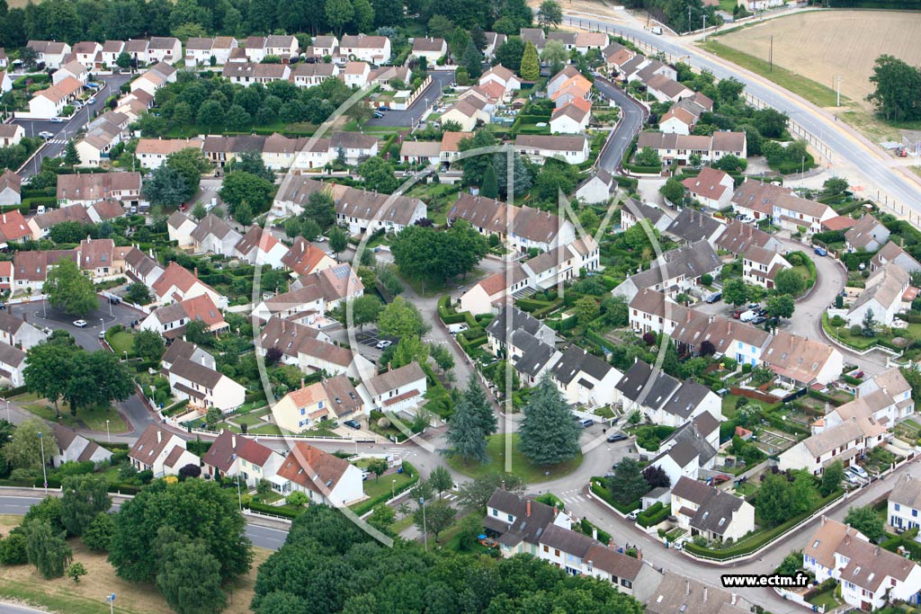Photo arienne de Limoges (La Mazelle)