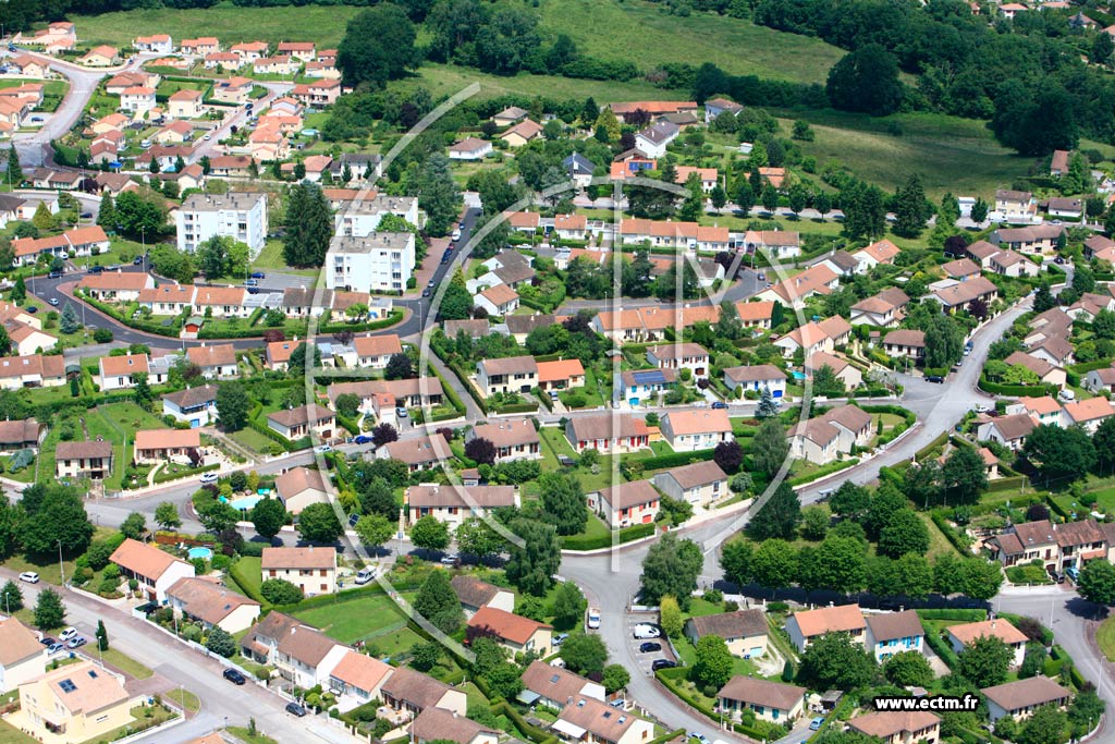 Photo arienne de Limoges (Landouge)