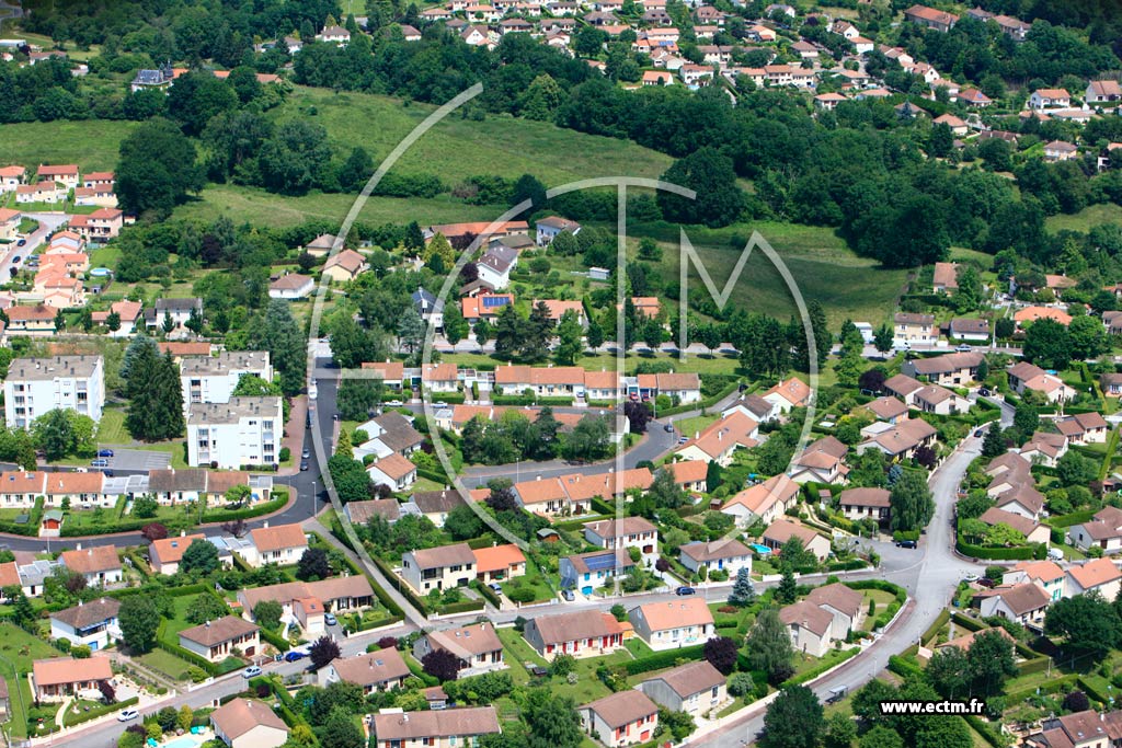 Photo arienne de Limoges (Landouge)