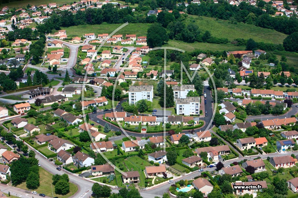 Photo arienne de Limoges (Landouge)