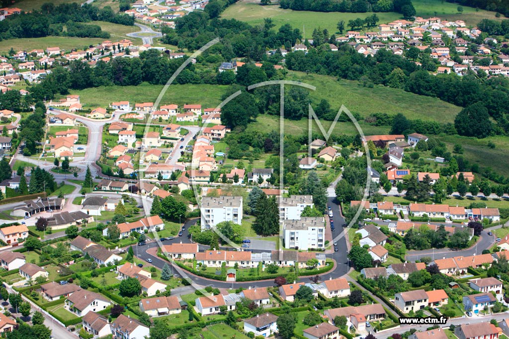 Photo arienne de Limoges (Landouge)