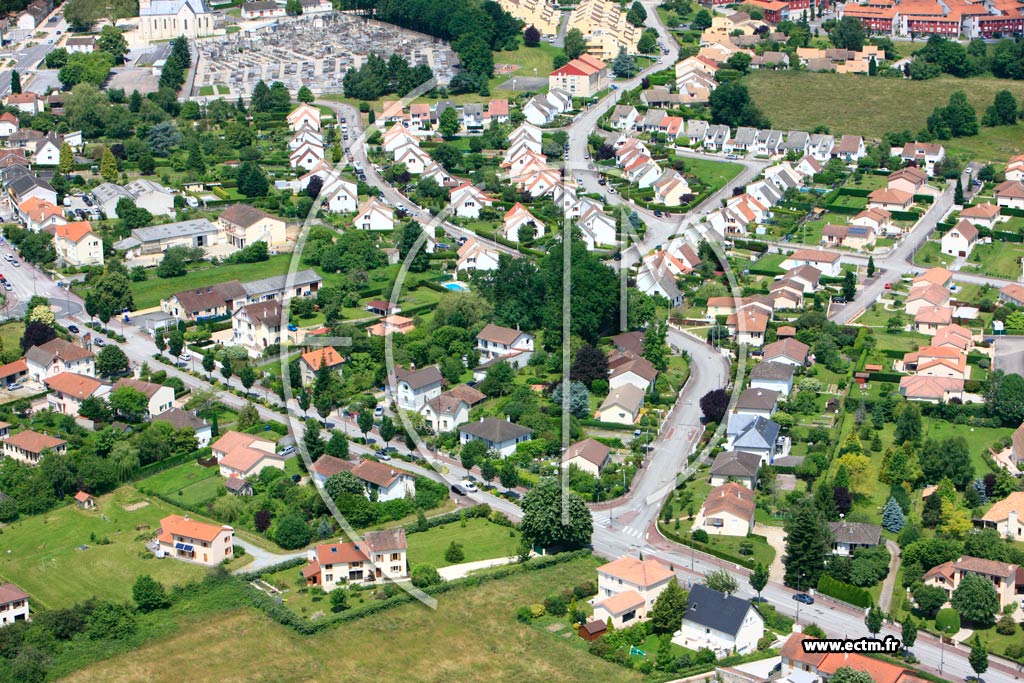 Photo arienne de Limoges (Landouge)