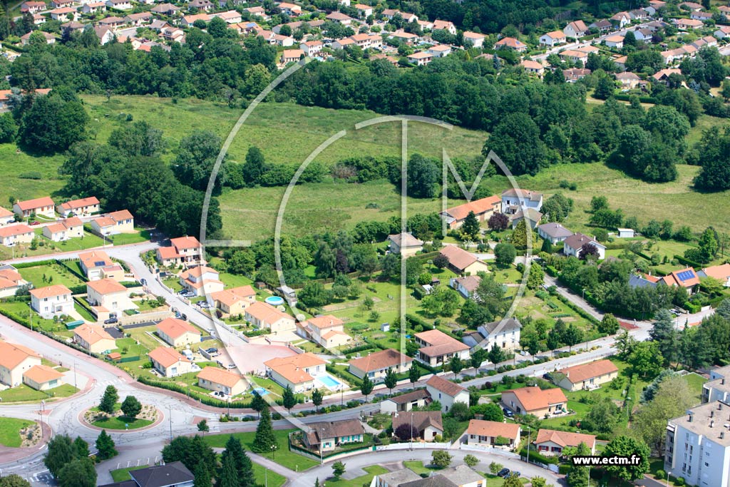 Photo arienne de Limoges (Landouge)
