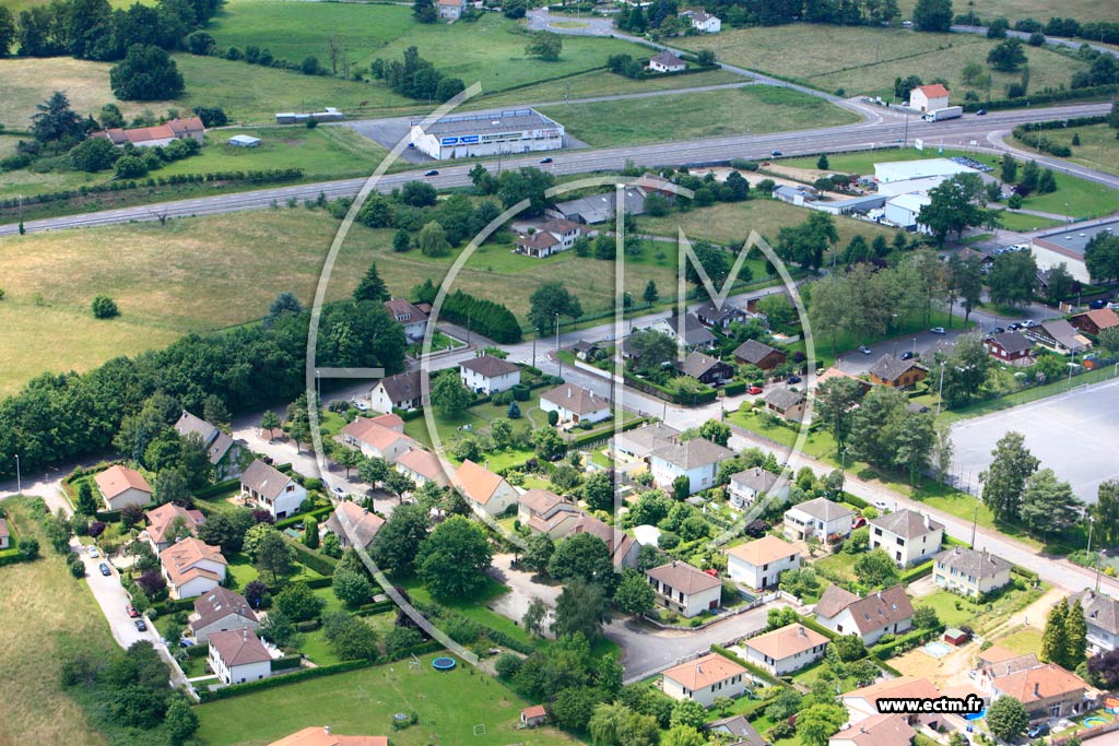 Photo arienne de Limoges (Landouge)