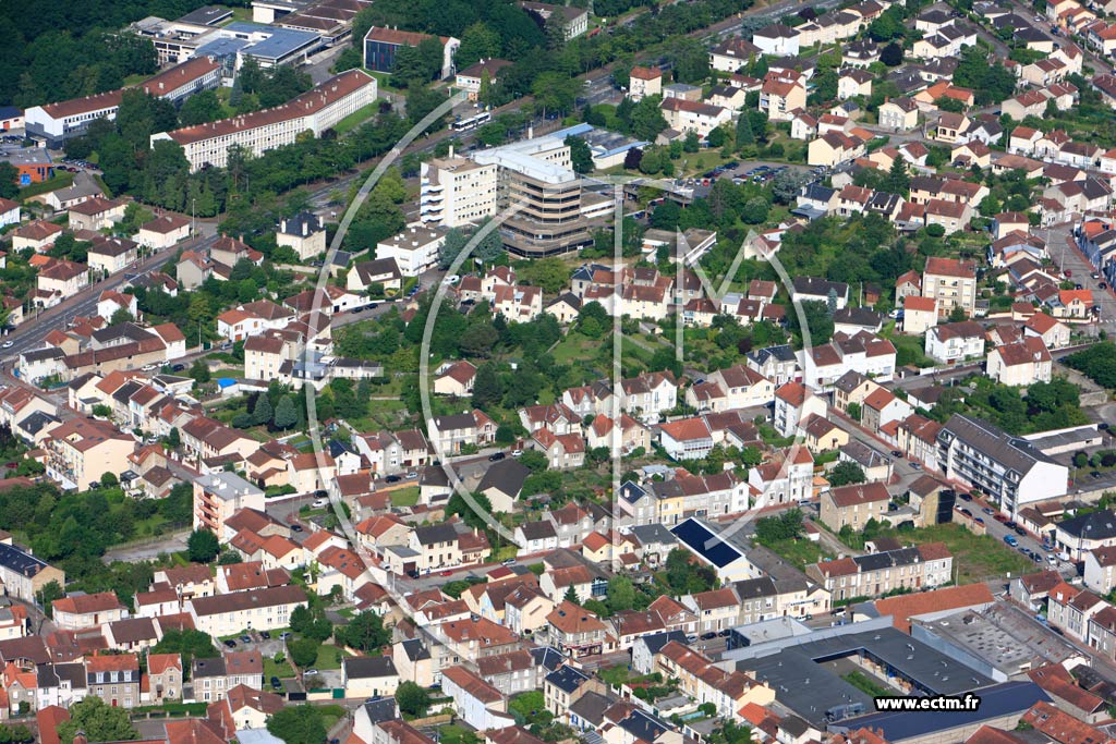 Photo arienne de Limoges (Le Colombier)