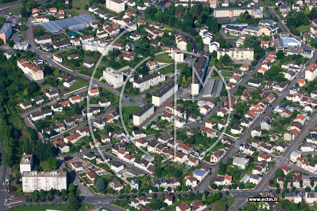 Photo arienne de Limoges (Le Gros Tilleul)