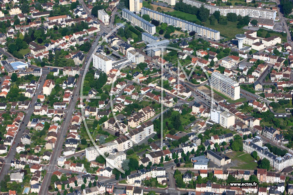 Photo arienne de Limoges (Le Gros Tilleul)