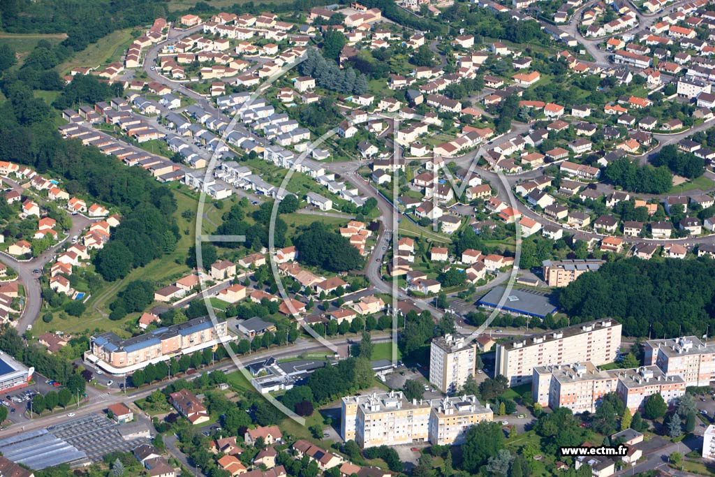 Photo arienne de Limoges (Le Roussillon)