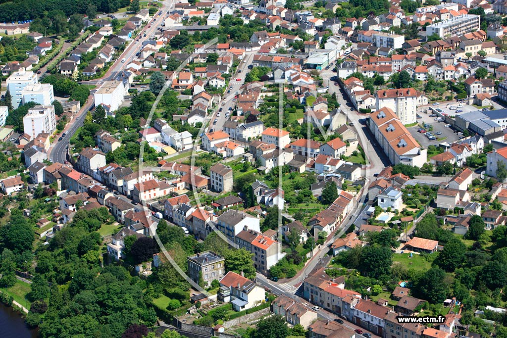 Photo arienne de Limoges (Les Ponts)