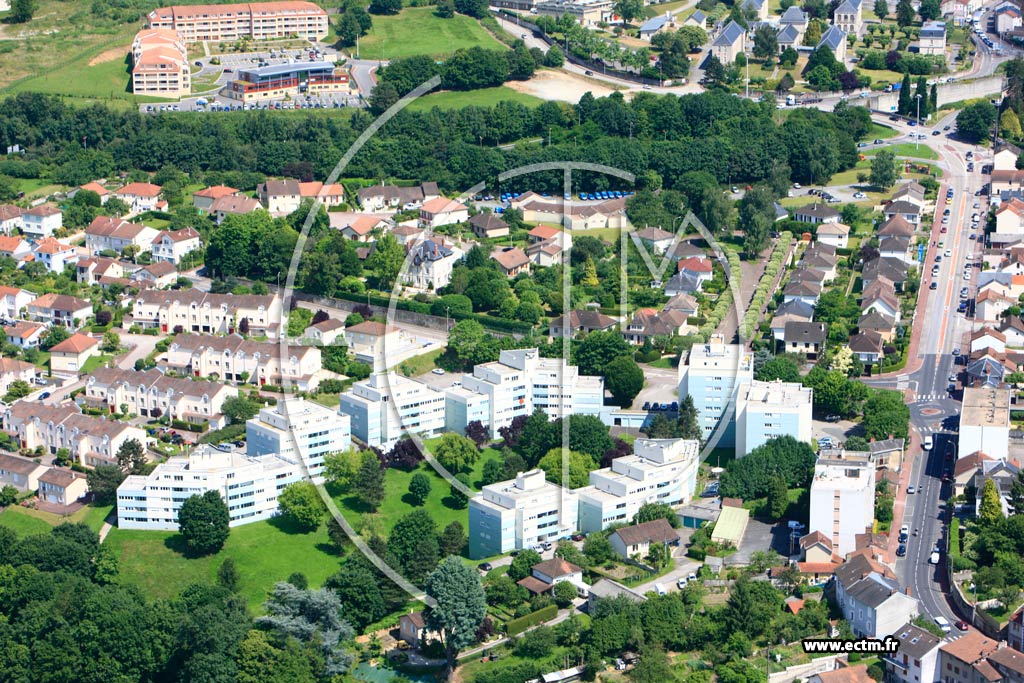 Photo arienne de Limoges (Les Ponts)