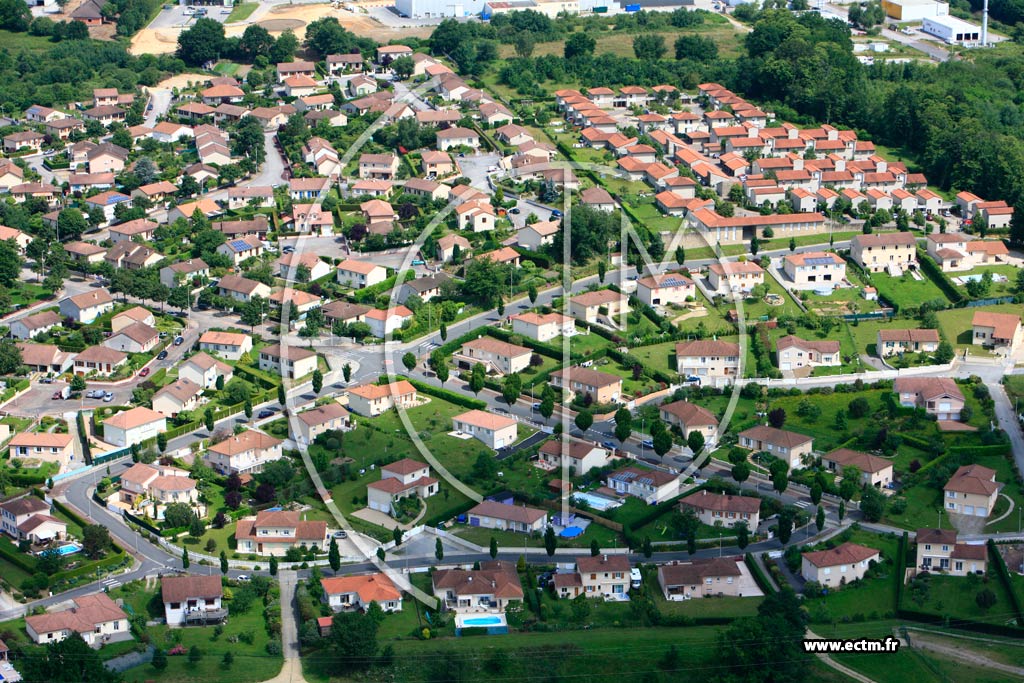 Photo arienne de Limoges (Louyat)