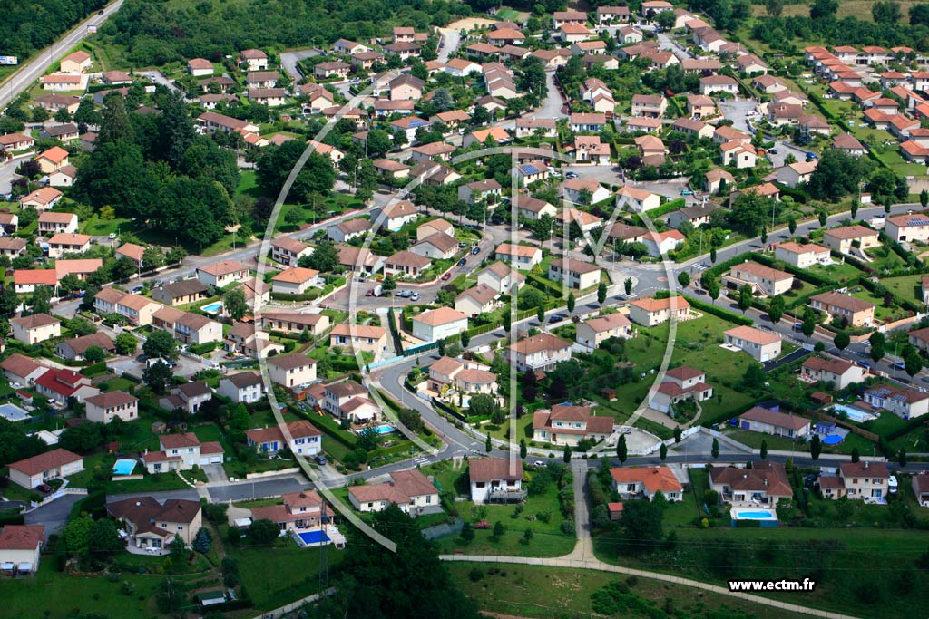 Photo arienne de Limoges (Louyat)