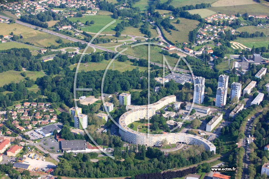 Photo arienne de Limoges (Mas Jambost)