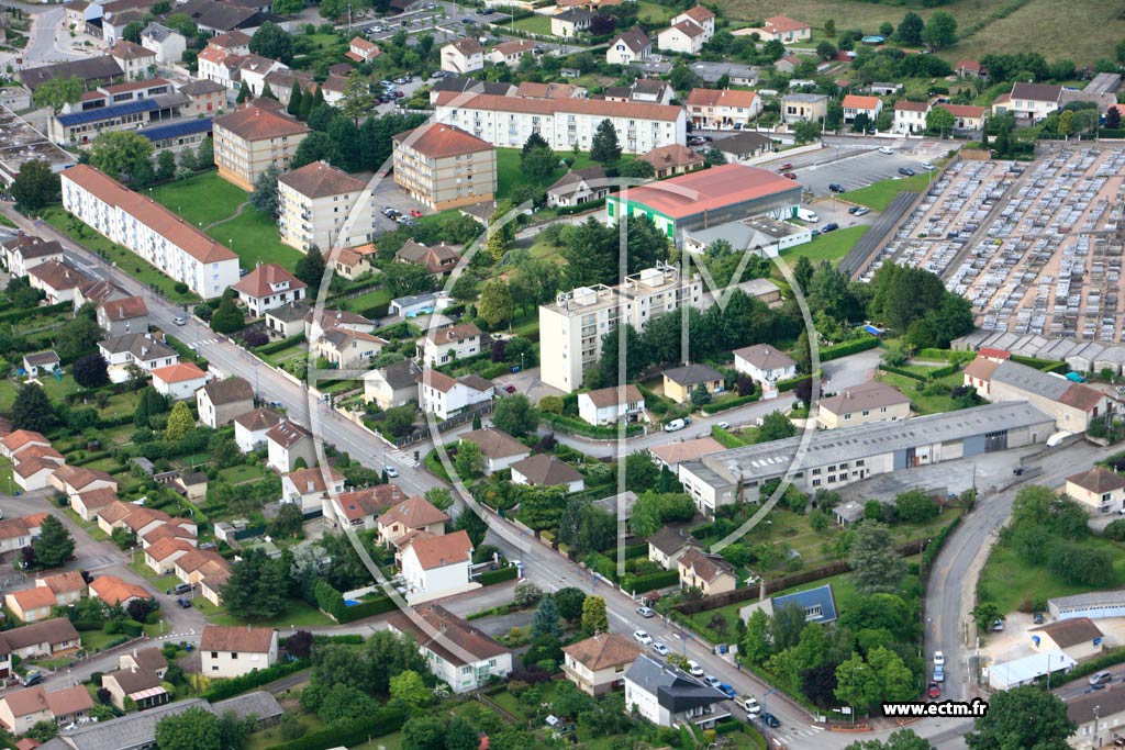 Photo arienne de Panazol