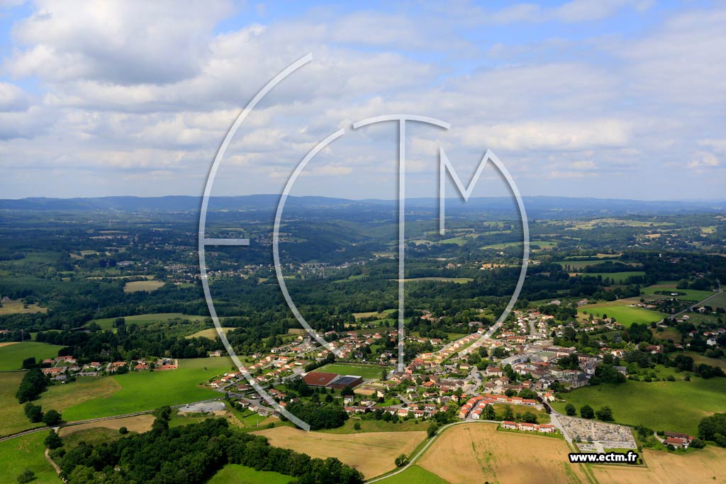 Photo arienne de Saint-Just-le-Martel