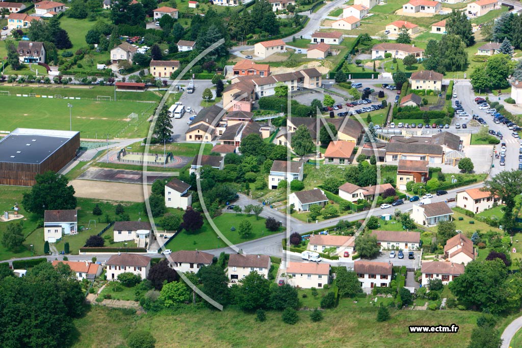 Photo arienne de Saint-Just-le-Martel