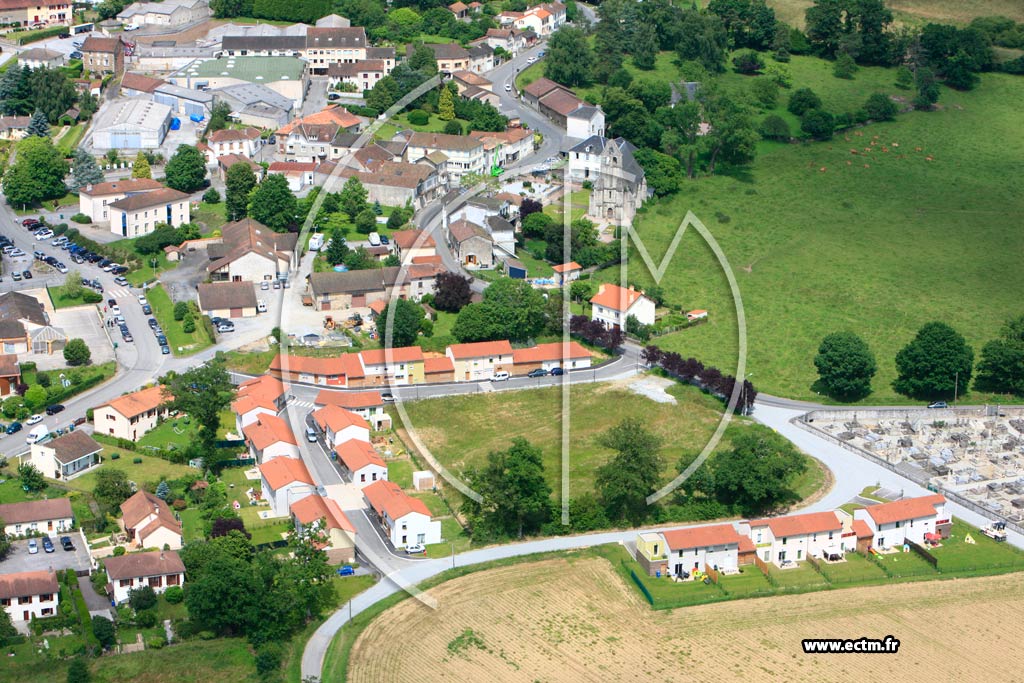 Photo arienne de Saint-Just-le-Martel