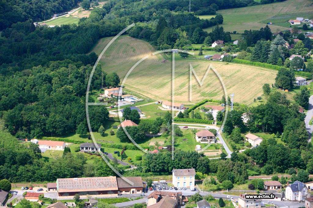 Photo arienne de Saint-Priest-Taurion