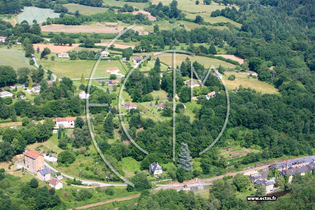 Photo arienne de Saint-Priest-Taurion (Les Roches)