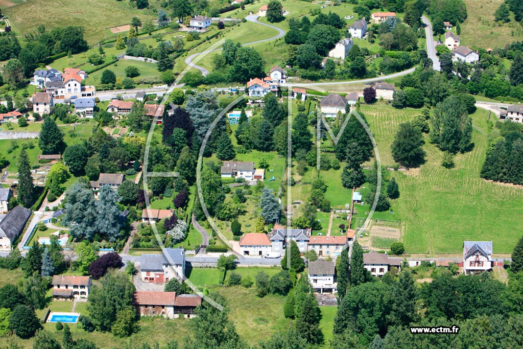 Photo arienne de Solignac