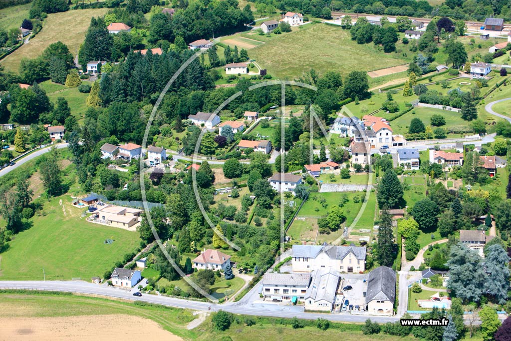 Photo arienne de Solignac