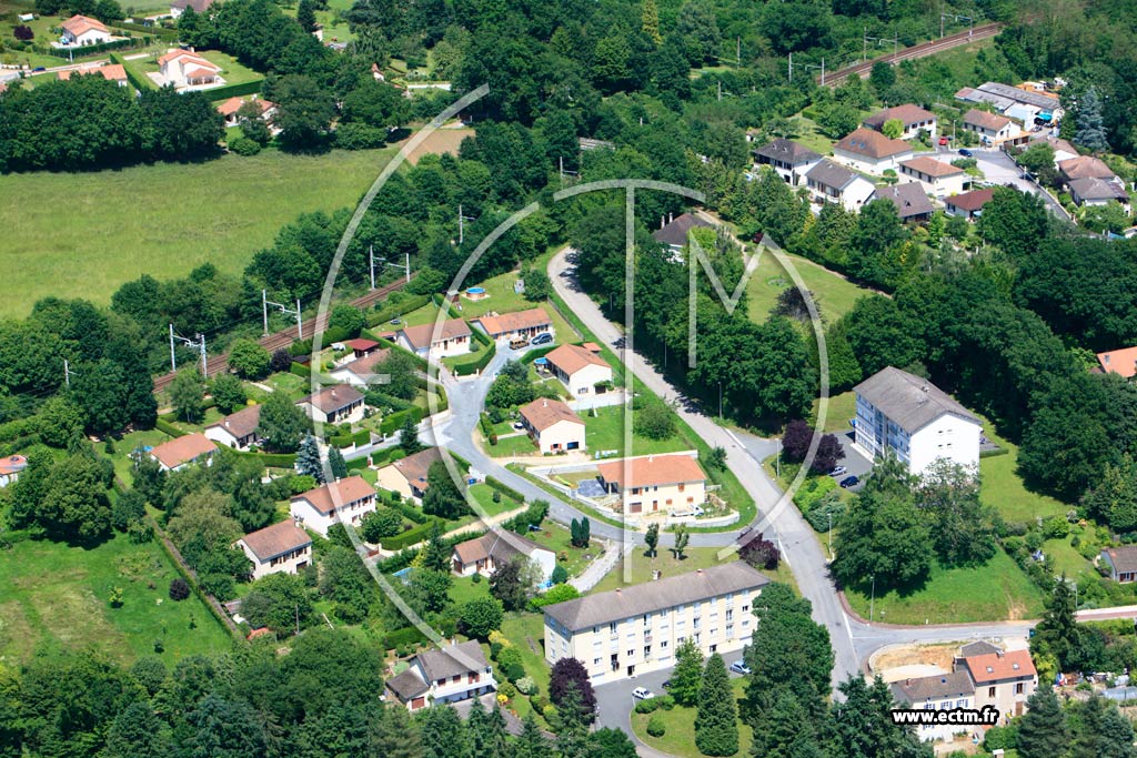 Photo arienne de Solignac