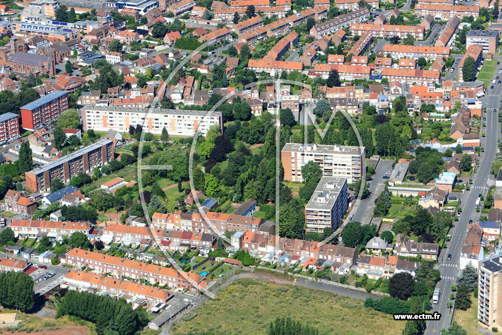Photo arienne de Faches Thumesnil (Jean-Jaurs)