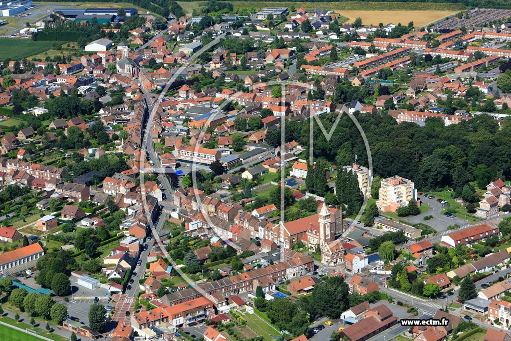 Photo arienne de Lesquin (Quartier Faidherbe)