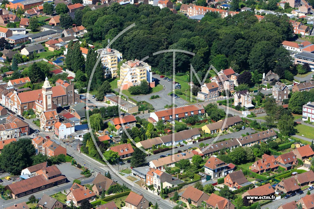 Photo arienne de Lesquin (Quartier Faidherbe)
