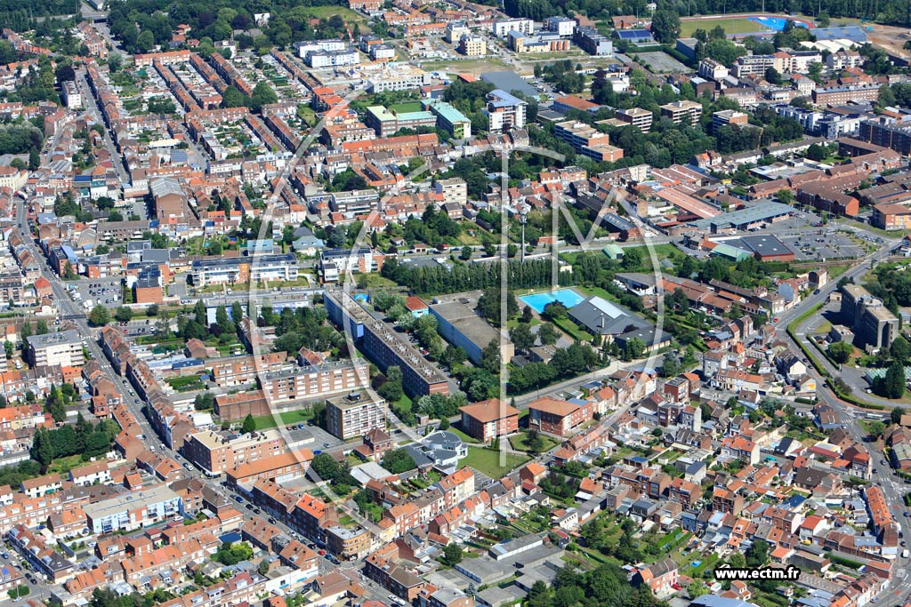 Photo arienne de Lille (Faubourg de Bthune)