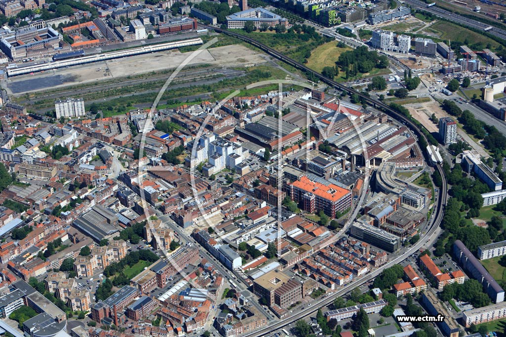 Photo arienne de Lille (Moulins)