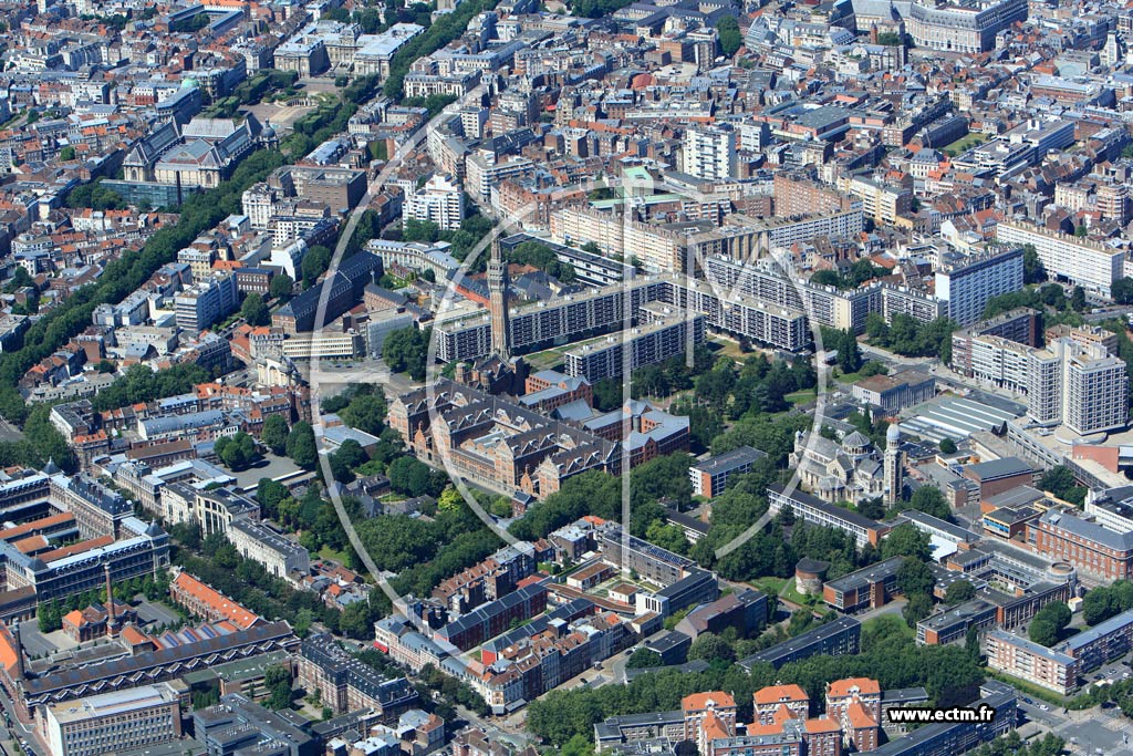 Photo arienne de Lille (Quartier des Affaires)